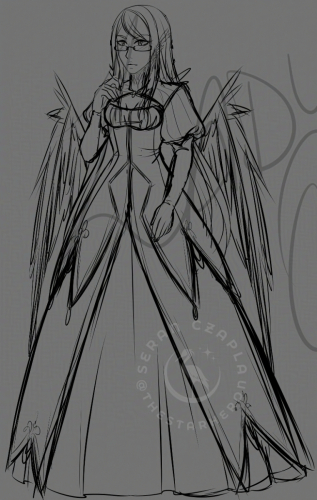 Actias (Game Art Sketch)